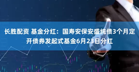 长胜配资 基金分红：国寿安保安盛纯债3个月定开债券发起式基金6月23日分红