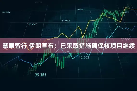 慧眼智行 伊朗宣布：已采取措施确保核项目继续